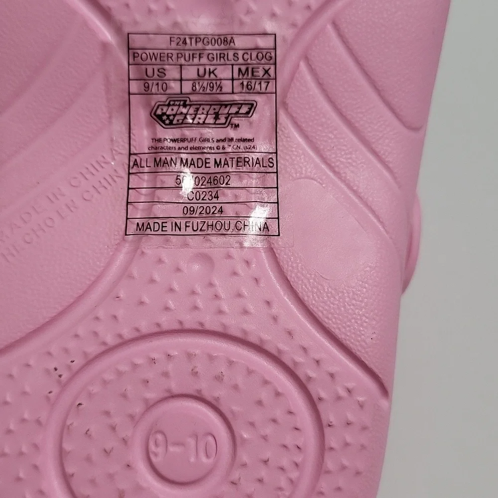 Powerpuff Girls Pink Kids Clogs